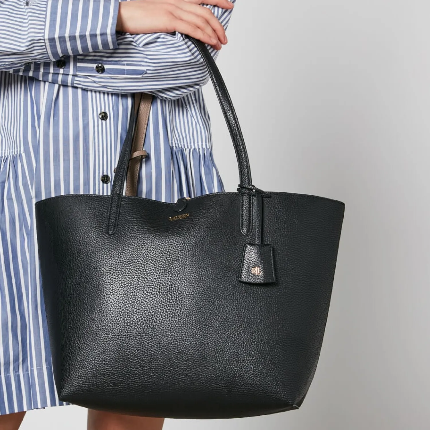 Tote Bags*Lauren Ralph Lauren Reversible Leather Tote Bag