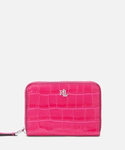 Purses And Cardholders*Lauren Ralph Lauren Small Leather Zip Wallet