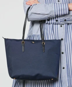 Tote Bags*Lauren Ralph Lauren Women's Keaton Tote Bag - Small - Navy