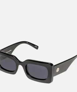 Sunglasses*Le Specs Women's Oh Damn! Rectangle Sunglasses - Black
