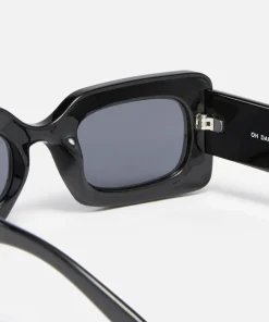 Sunglasses*Le Specs Women's Oh Damn! Rectangle Sunglasses - Black