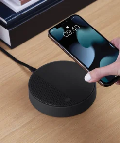 Home Accessories*Lexon Oslo Energy + Bluetooth Speaker + Wireless Charger - Black