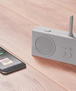 Tech Accessories*Lexon Tykho 3 Fm Radio And Bluetooth Speaker - Ultimate Grey