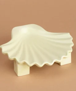 Home Accessories*Los Objetos Decorativos Seashell Plate - Lime