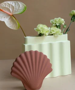 Home Accessories*Los Objetos Decorativos Waves Vase - Lime