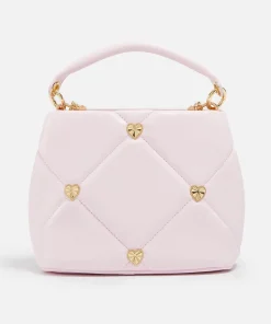 Crossbody Bags*Love Moschino Borsa Heart Studs Faux Leather Bag