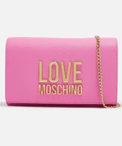 Crossbody Bags*Love Moschino Borsa Lettering Faux Leather Small Bag