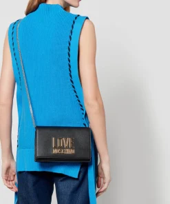 Crossbody Bags*Love Moschino Borsa Lettering Faux Leather Small Bag