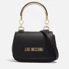 Mini Bags*Love Moschino Metal Handle Mini Faux Leather Bag