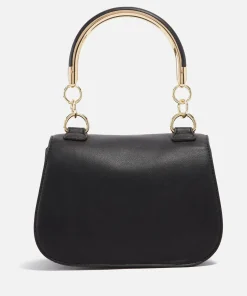 Mini Bags*Love Moschino Metal Handle Mini Faux Leather Bag