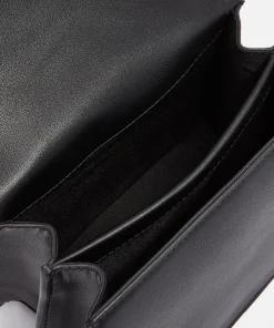 Mini Bags*Love Moschino Metal Handle Mini Faux Leather Bag