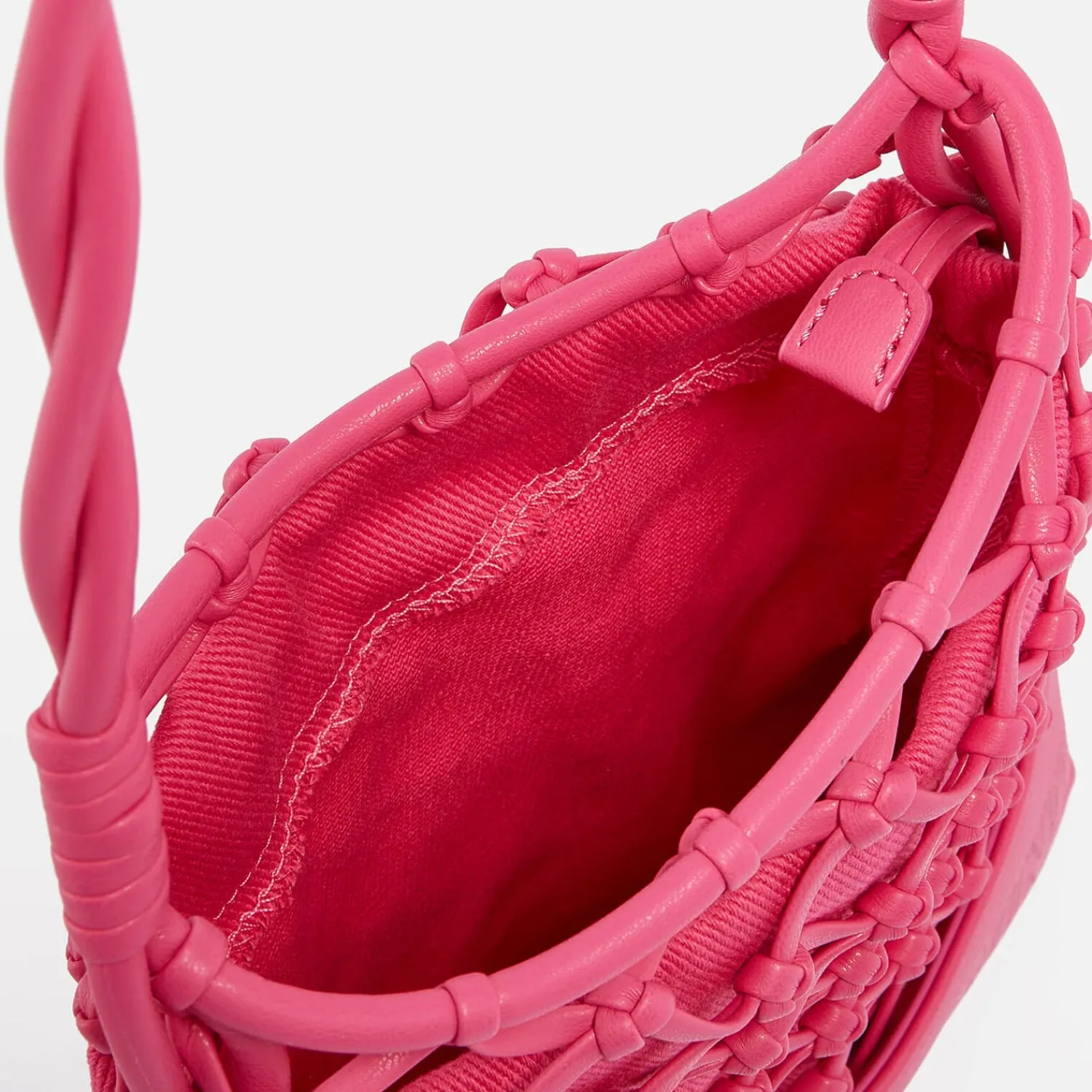 Mini Bags*Love Moschino Net Detail Mini Jersey Tote Bag