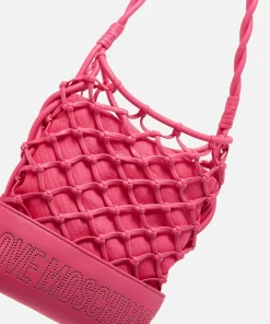 Mini Bags*Love Moschino Net Detail Mini Jersey Tote Bag