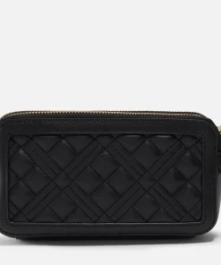 Purses And Cardholders*Love Moschino Portafoglio Quilted Faux Leather Wallet