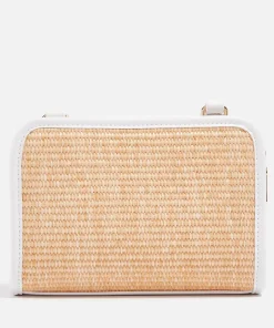 Crossbody Bags*Love Moschino Rattan Faux Leather Crossbody Bag