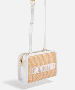 Crossbody Bags*Love Moschino Rattan Faux Leather Crossbody Bag