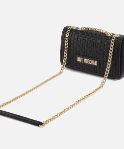 Shoulder Bags*Love Moschino Woven Faux Leather Shoulder Bag