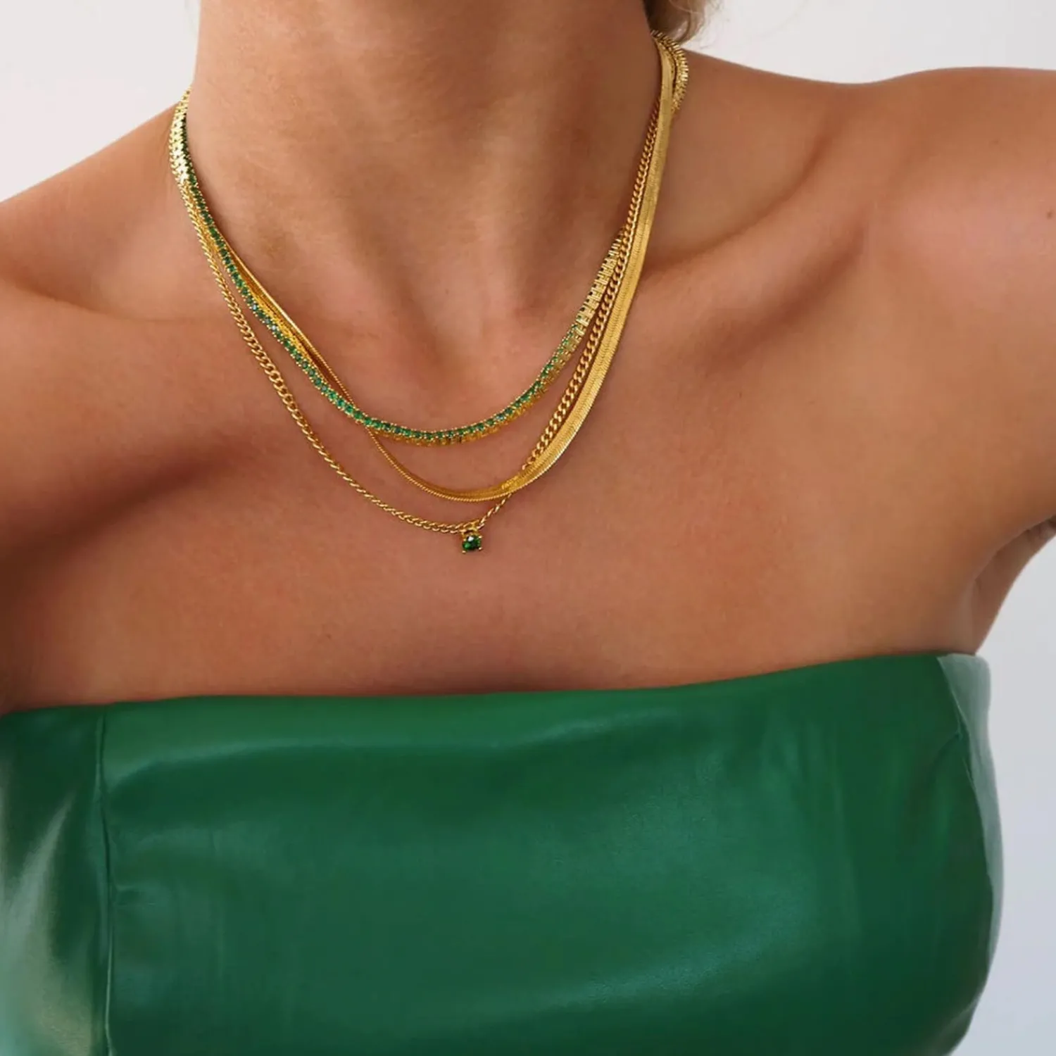 Jewellery Sets*Luv AJ Bargot Plated Brass And Crystal Stud Necklace