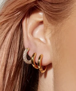 Earrings*Luv AJ Pave Amalfi Plated Brass Crystal Earrings