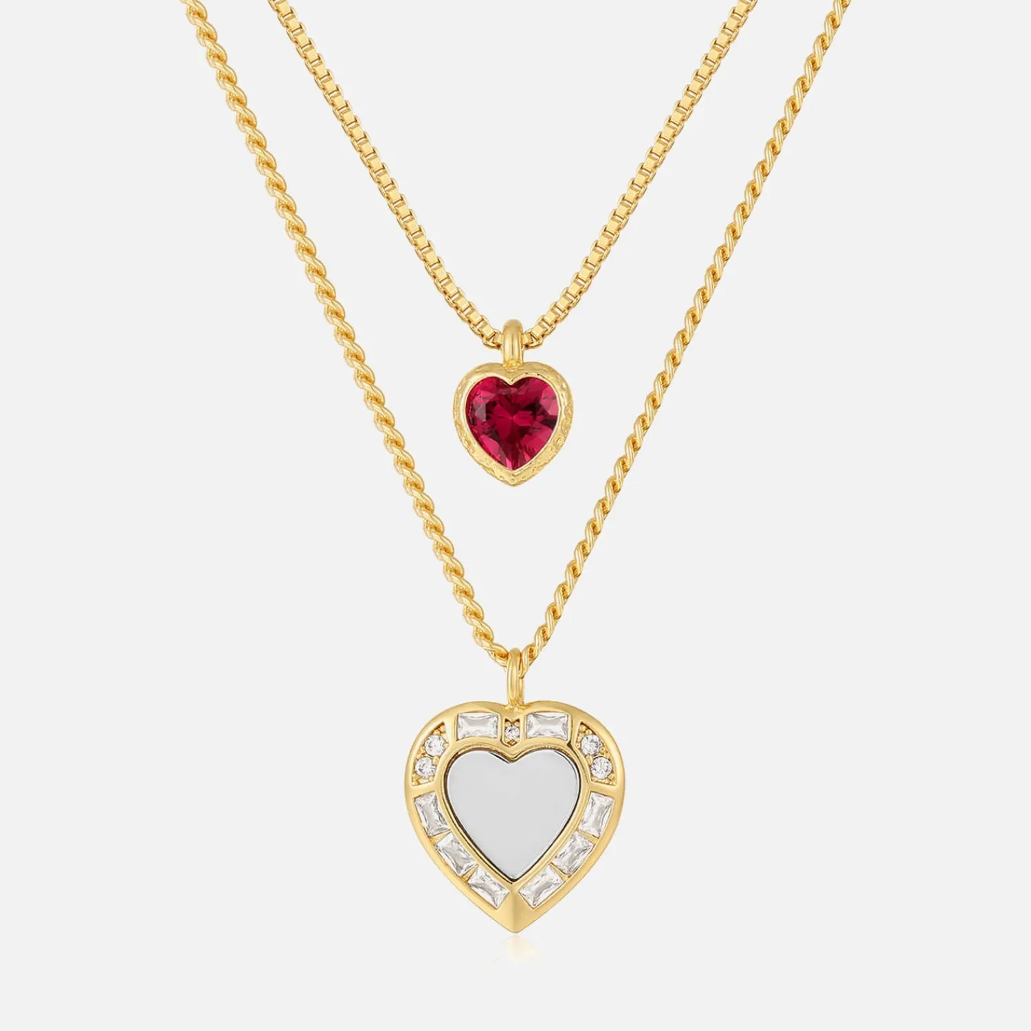 Jewellery Sets*Luv AJ X For Love And Lemons Heart Gold-Plated Necklace
