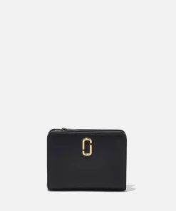 Purses And Cardholders*Marc Jacobs The J Marc Mini Compact Wallet Leather