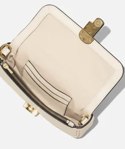Mini Bags*Marc Jacobs The J Marc Mini Leather Shoulder Bag Cloud White