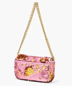 Shoulder Bags*Marc Jacobs The Sequin J Leather Shoulder Bag