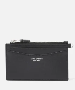 Clutch Bags*Marc Jacobs The Top Zip Wristlet Leather Wallet