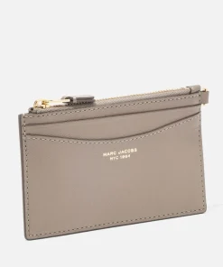 Clutch Bags*Marc Jacobs The Top Zip Wristlet Leather Wallet