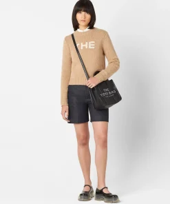 Mini Bags*Marc Jacobs Women's The Leather Mini Tote Bag - Black