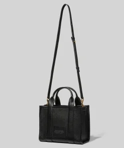 Mini Bags*Marc Jacobs Women's The Leather Mini Tote Bag - Black