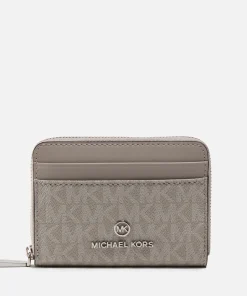 Purses And Cardholders*MICHAEL Michael Kors Michael Kors Jet Set Coated-Canvas And Leather Wallet