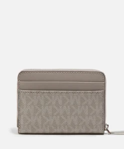 Purses And Cardholders*MICHAEL Michael Kors Michael Kors Jet Set Coated-Canvas And Leather Wallet