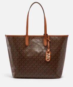 Tote Bags*MICHAEL Michael Kors Eliza Coated-Canvas Large Tote Bag