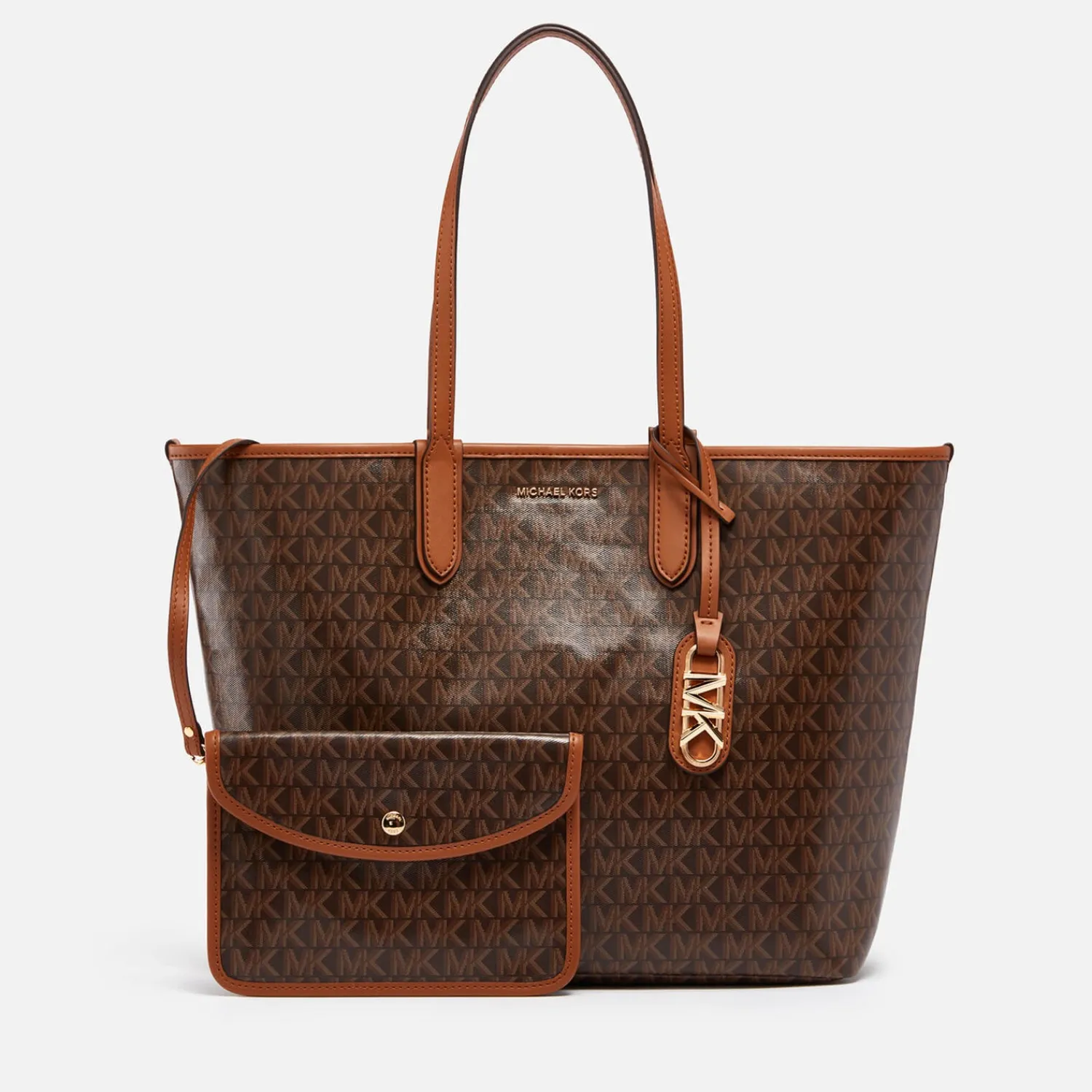 Tote Bags*MICHAEL Michael Kors Eliza Coated-Canvas Large Tote Bag