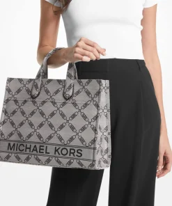 Tote Bags*MICHAEL Michael Kors Gigi Large Jacquard Tote Bag
