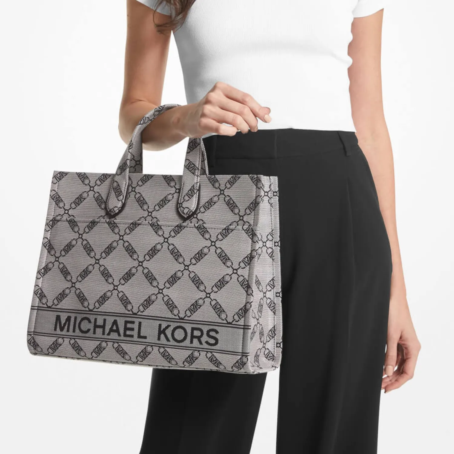 Tote Bags*MICHAEL Michael Kors Gigi Large Jacquard Tote Bag