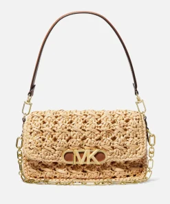Shoulder Bags*MICHAEL Michael Kors Parker Medium Rattan Shoulder Bag