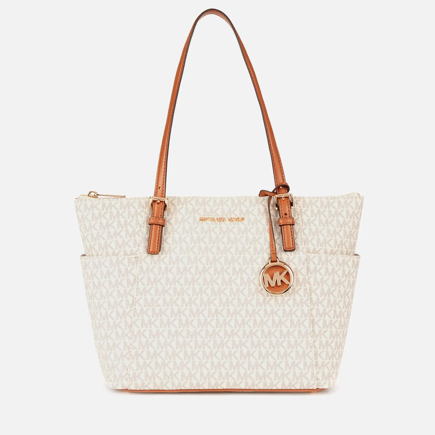Tote Bags*MICHAEL Michael Kors Sinclair Large East West Grab Tote Bag - Vanilla/Acrn
