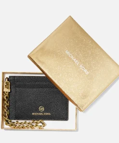 Purses And Cardholders*MICHAEL Michael Kors Small Jet Set Textured-Leather Cardholder