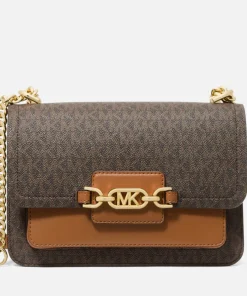 Shoulder Bags*MICHAEL Michael Kors Women's Heather Large Shoulder Bag - Brown/Acorn