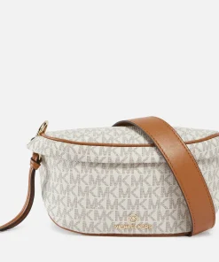 Crossbody Bags*MICHAEL Michael Kors Women's Slater Xs Sling Bag - Vanilla/Acorn