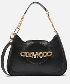 Shoulder Bags*MICHAEL Michael Kors Women's Hally Medium Conv Shoulder Bag - Black