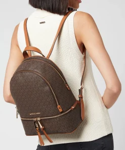 Backpacks*MICHAEL Michael Kors Women's Rhea Zip Medium Backpack - Brown