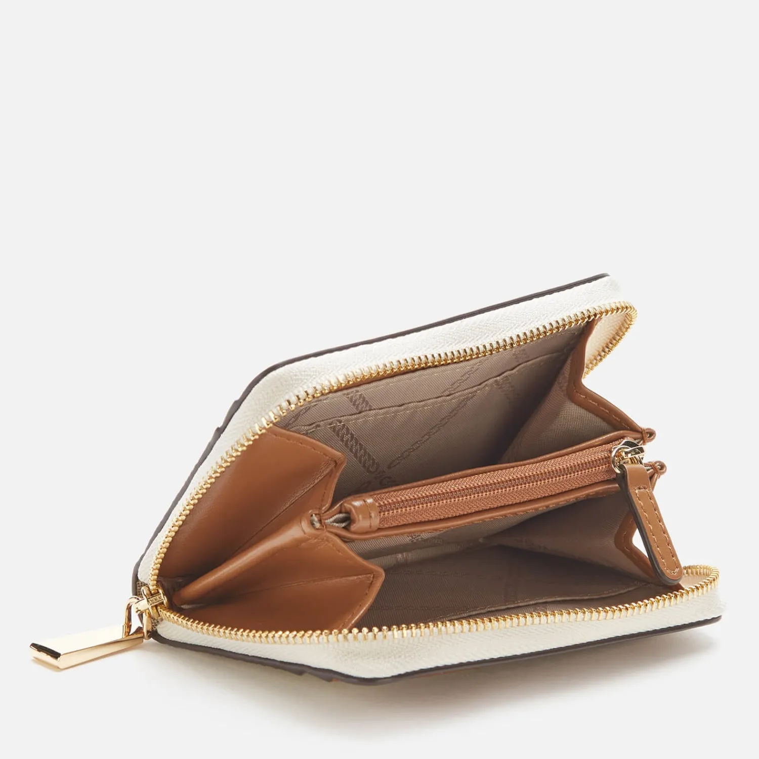 Purses And Cardholders*MICHAEL Michael Kors Women's Jet Set Wallet - Vanilla/Acrn