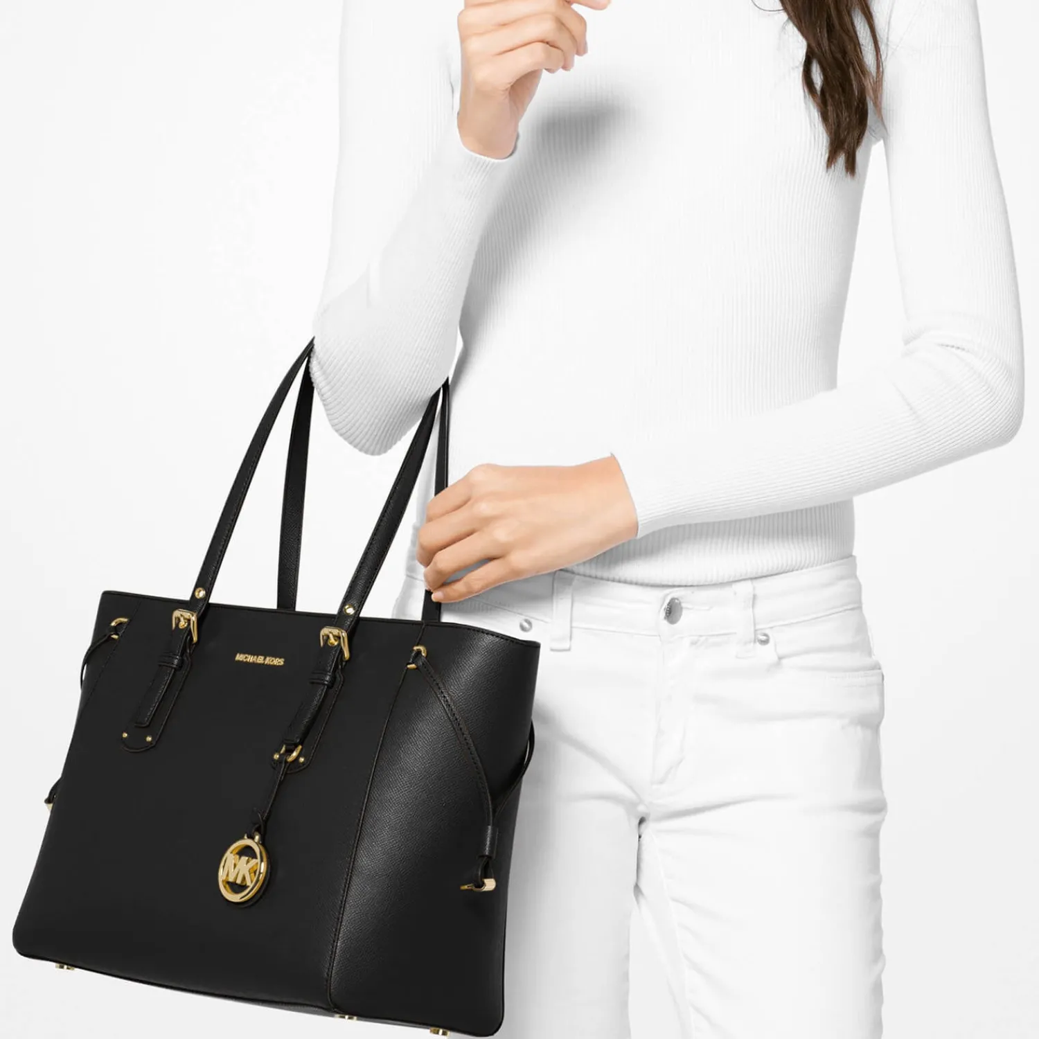 Tote Bags*MICHAEL Michael Kors Women's Voyager Tote Bag - Black