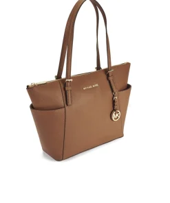Tote Bags*MICHAEL Michael Kors Women's Jet Set Pocket Tote - Luggage