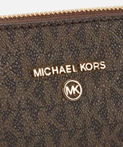 Crossbody Bags*MICHAEL Michael Kors Women's Jet Set Charm Large Dome Cross Body - Brown/Acorn