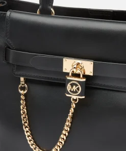 Satchels*MICHAEL Michael Kors Women's Hamilton Legacy Large Belted Satchel - Black