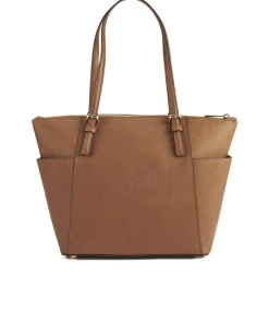 Tote Bags*MICHAEL Michael Kors Women's Jet Set Pocket Tote - Luggage